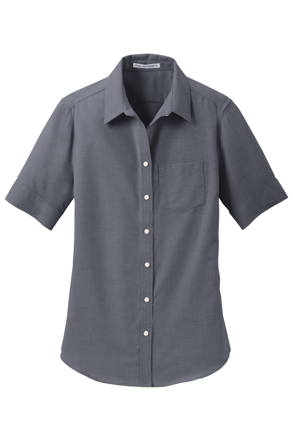 Port Authority Ladies Short Sleeve SuperPro Oxford Shirt