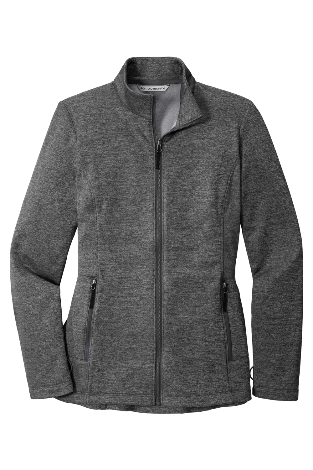 Port Authority Ladies Collective Striated Fleece Jacket in Sterling Grey Heather