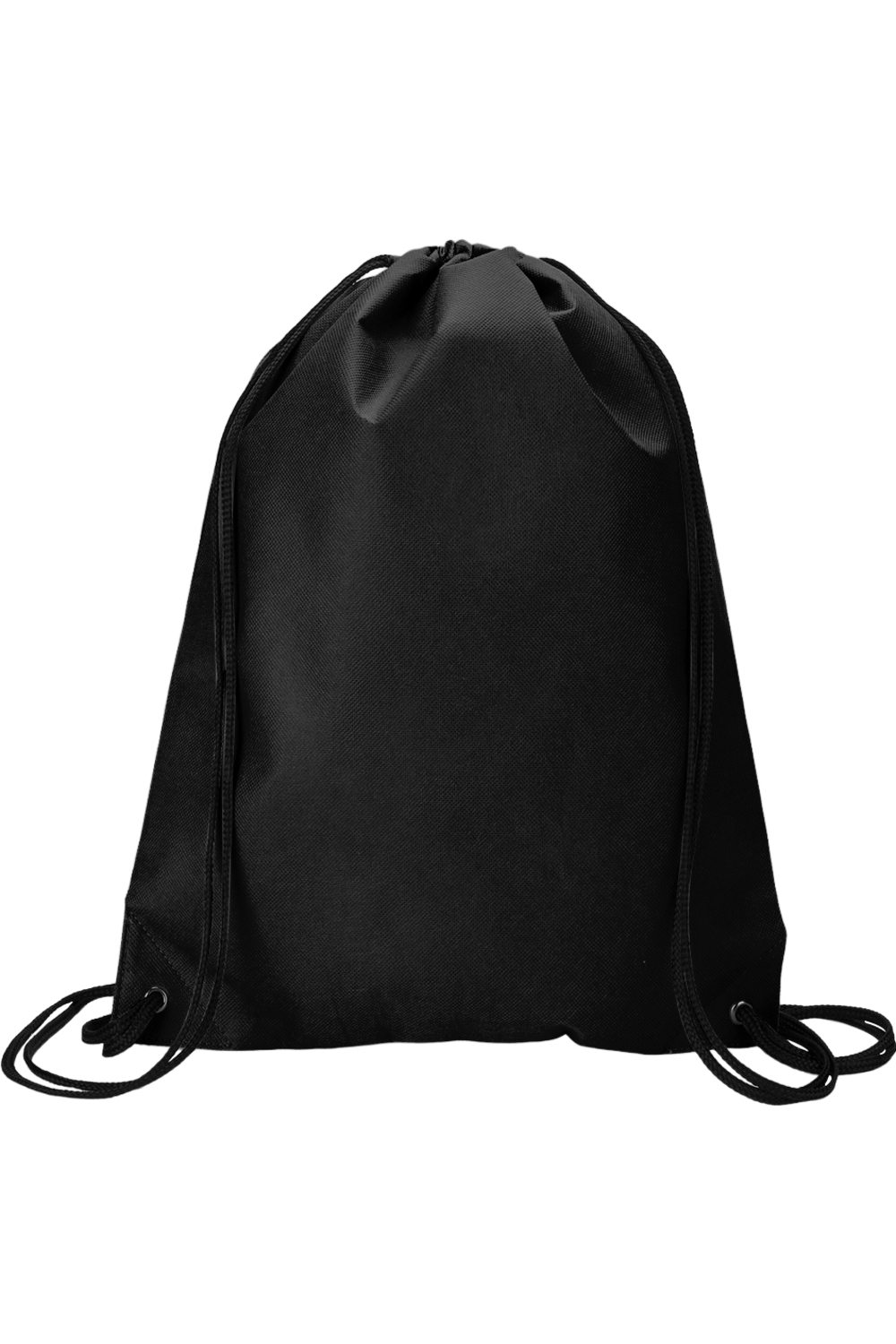 Liberty Bags Non-Woven Drawstring Bag in Black