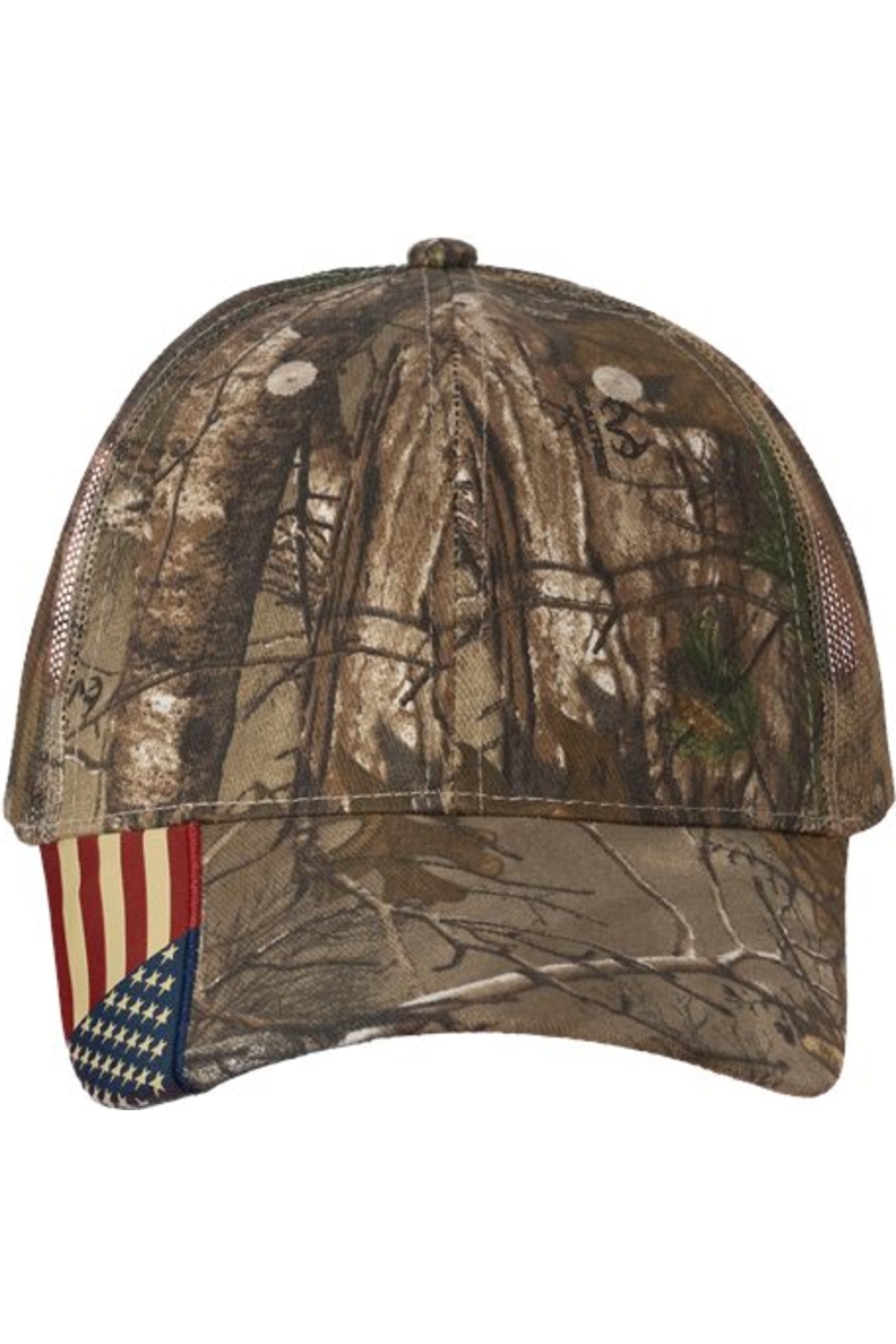 Kati Camo Woven USA Flag Mesh Cap