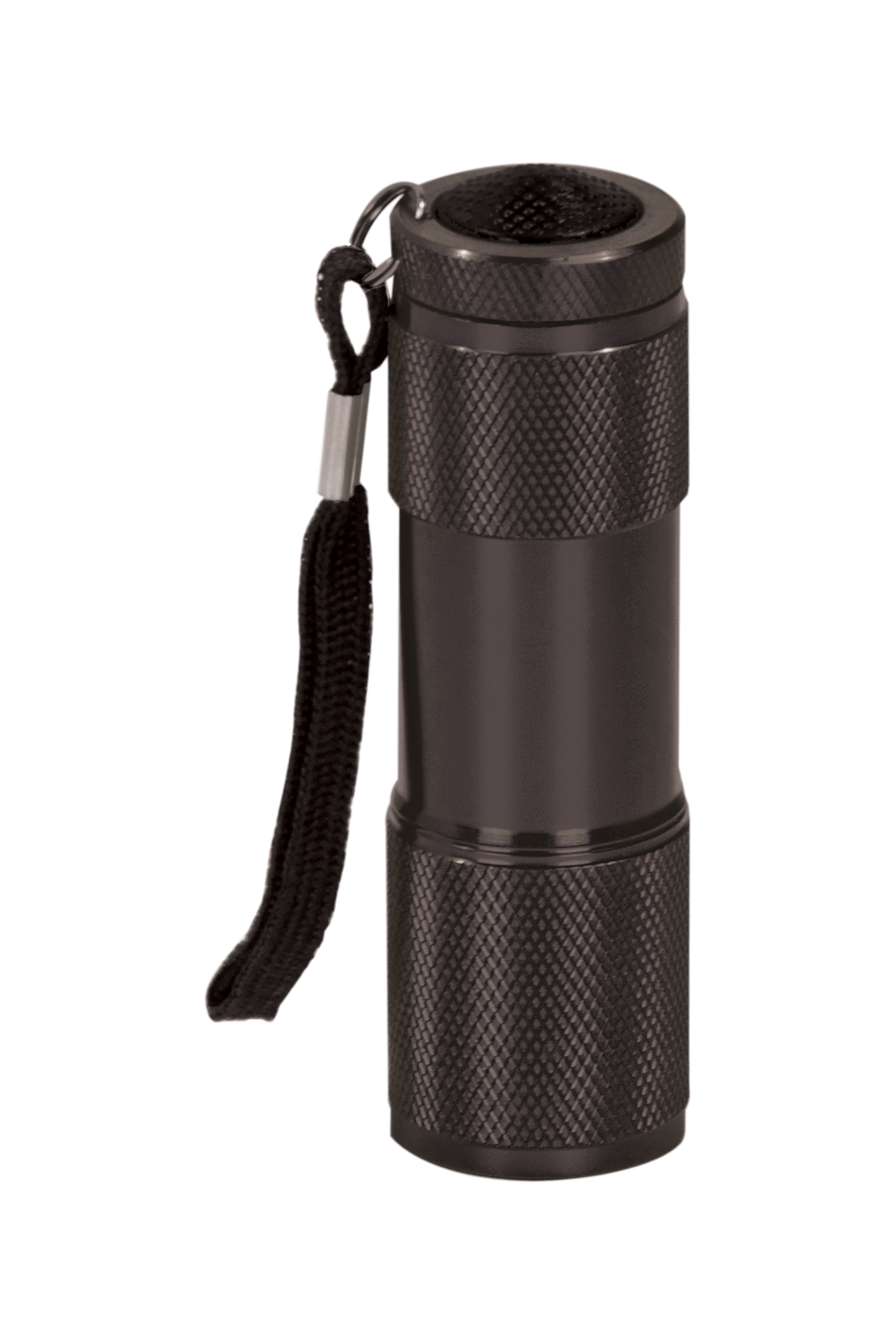 9-LED Flashlight with Strap in Black