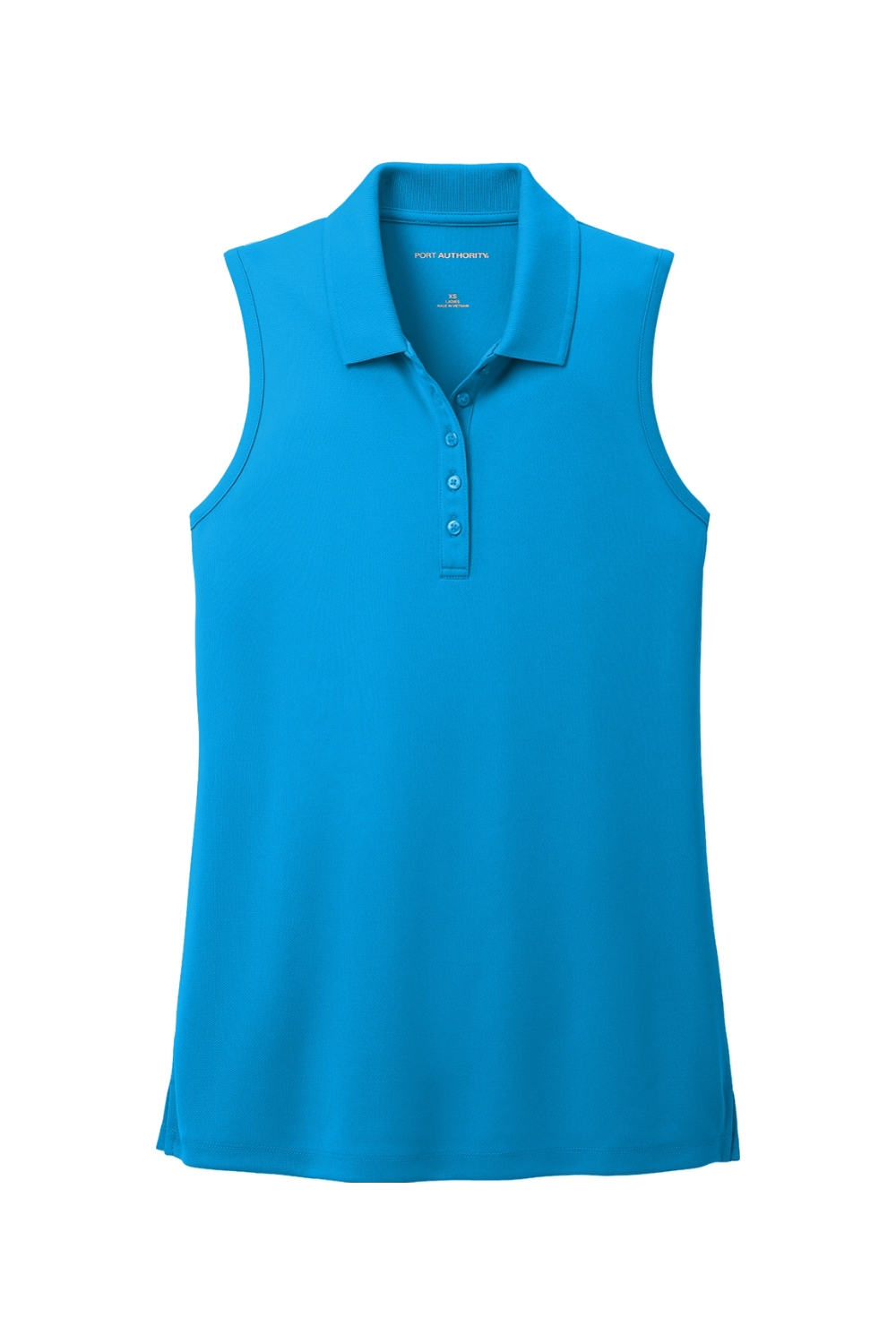 Port Authority Ladies Dry Zone UV Micro-Mesh Sleeveless Polo in Coastal Blue