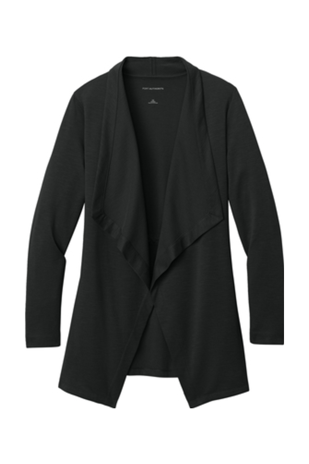 Port Authority Women's Breakwater Open Cardigan in Deep Black