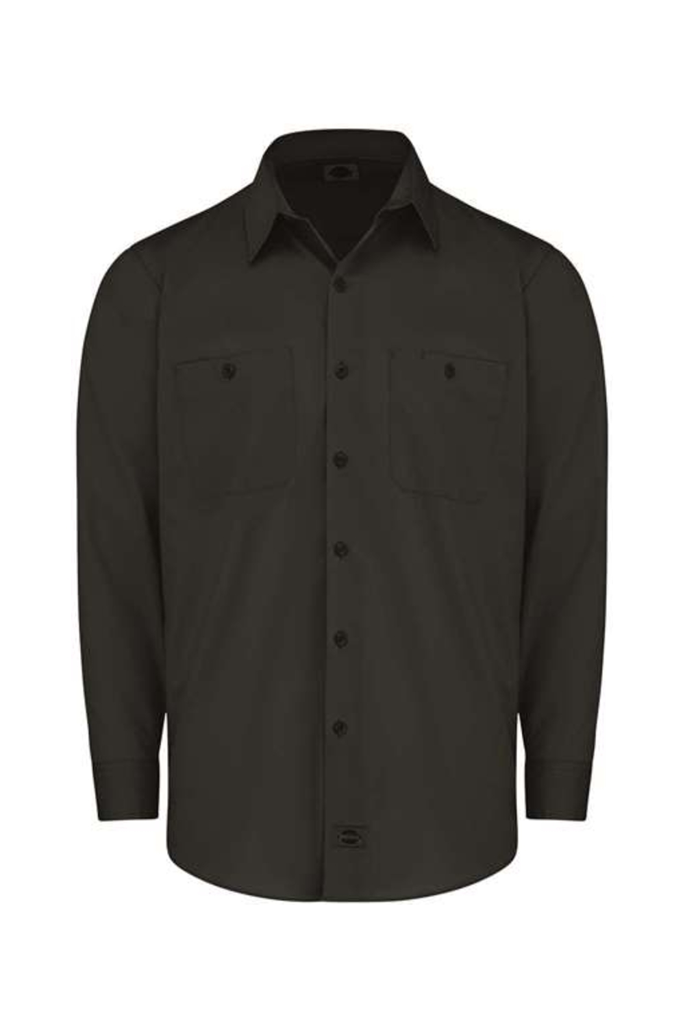Dropship Dickies - Industrial Worktech Ventilated Long Sleeve Work Shirt - Tall Sizes in Black