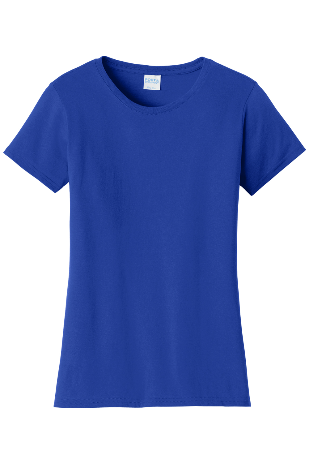 Port & Company Ladies Fan Favorite Tee in True Royal