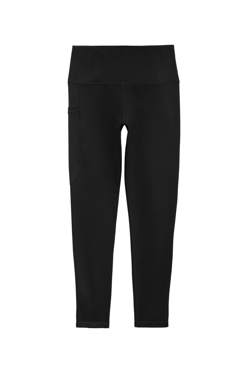 Sport-Tek Ladies High Rise 7/8 Legging in Black