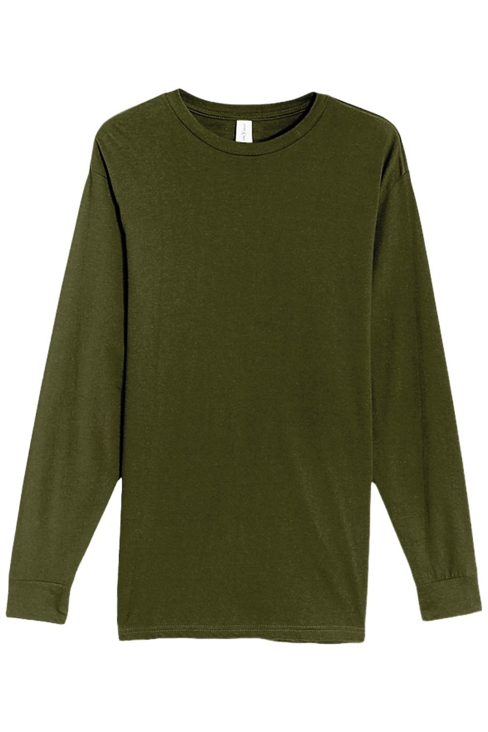 Lane Seven Unisex Heavyweight Long-Sleeve T-Shirt in Army Green