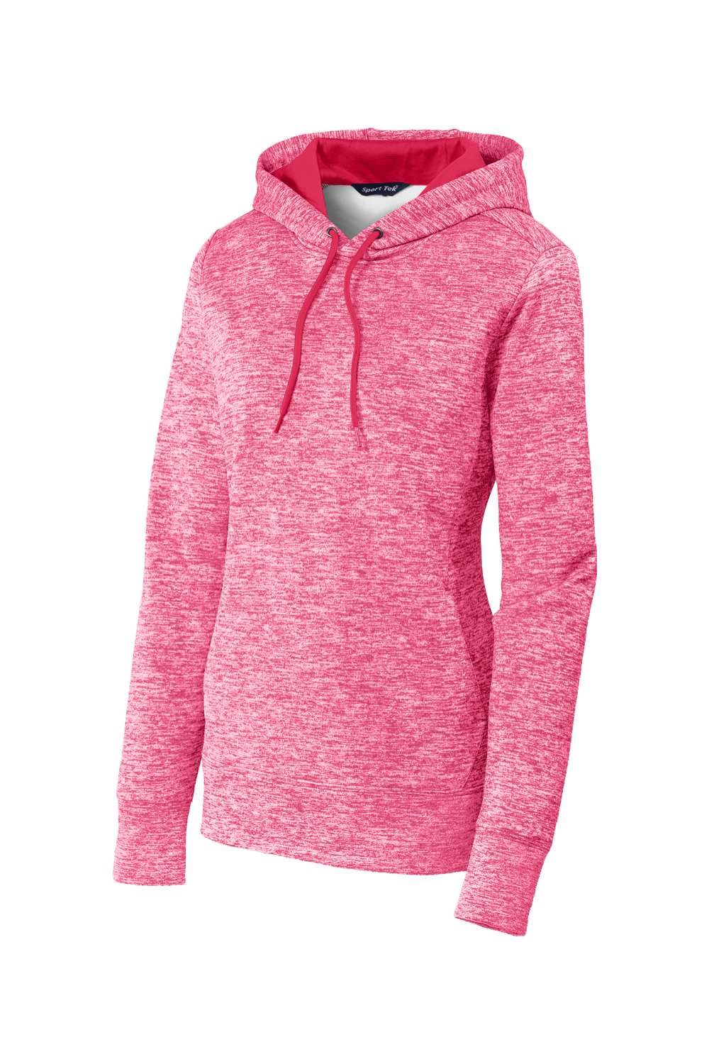 Sport-Tek® Ladies PosiCharge® Electric Heather Fleece Hooded Pullover