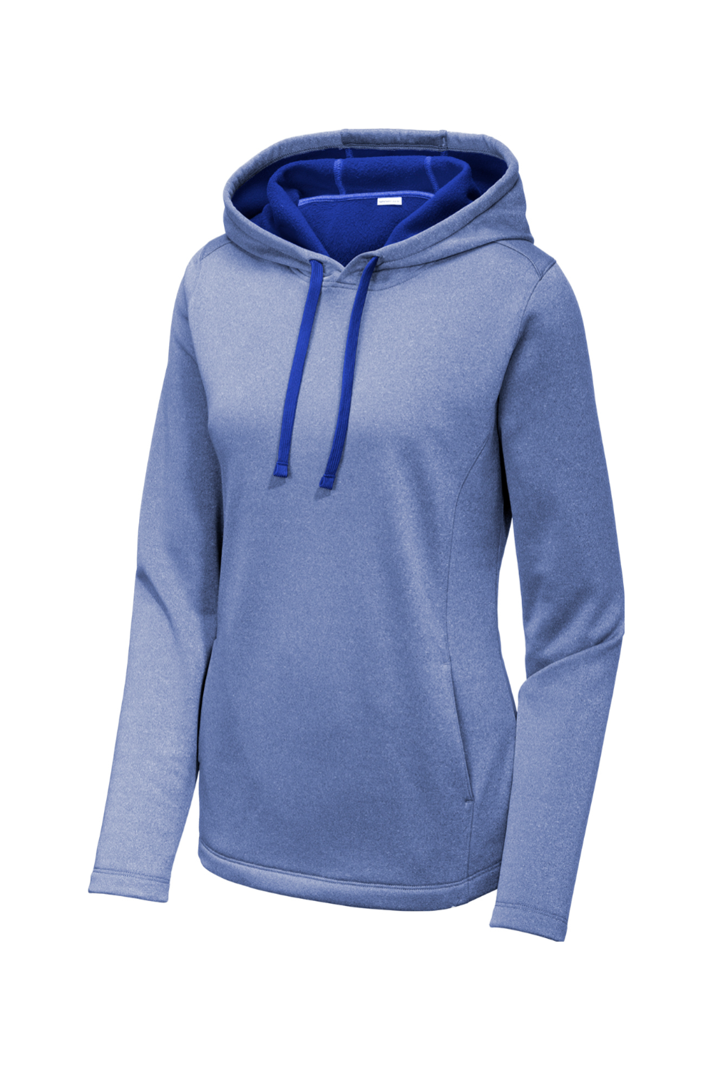 Sport-Tek Ladies PosiCharge  Sport-Wick  Heather Fleece Hooded Pullover