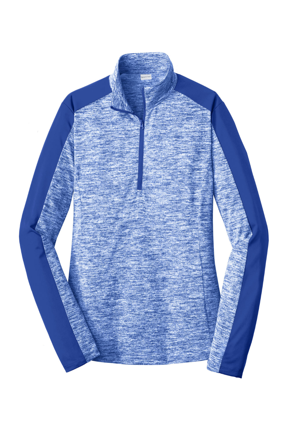 Sport-Tek® Ladies PosiCharge® Electric Heather Colorblock 1/4-Zip Pullover