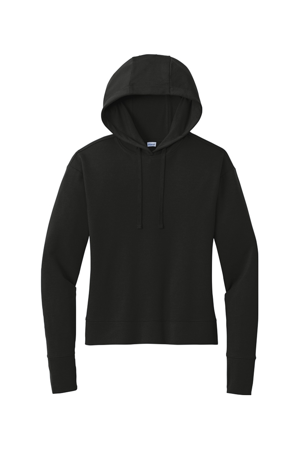 Sport-Tek Ladies Sport-Wick Flex Fleece Pullover Hoodie in Black