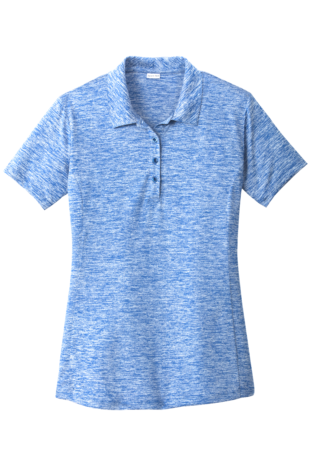 Sport-Tek Ladies PosiCharge Electric Heather Polo in True Royal Electric