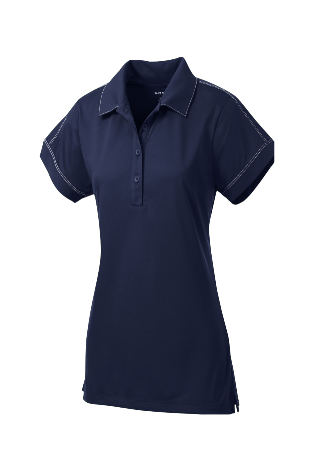 Sport-Tek Ladies Contrast Stitch Micropique Sport-Wick Polo