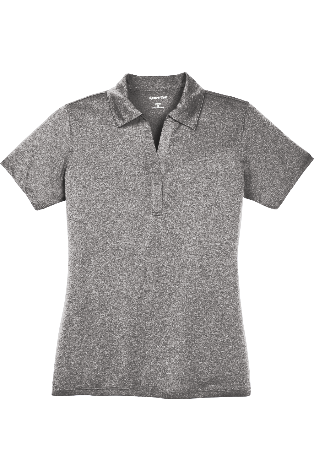 Sport-Tek Ladies Heather Contender Polo in Vintage Heather