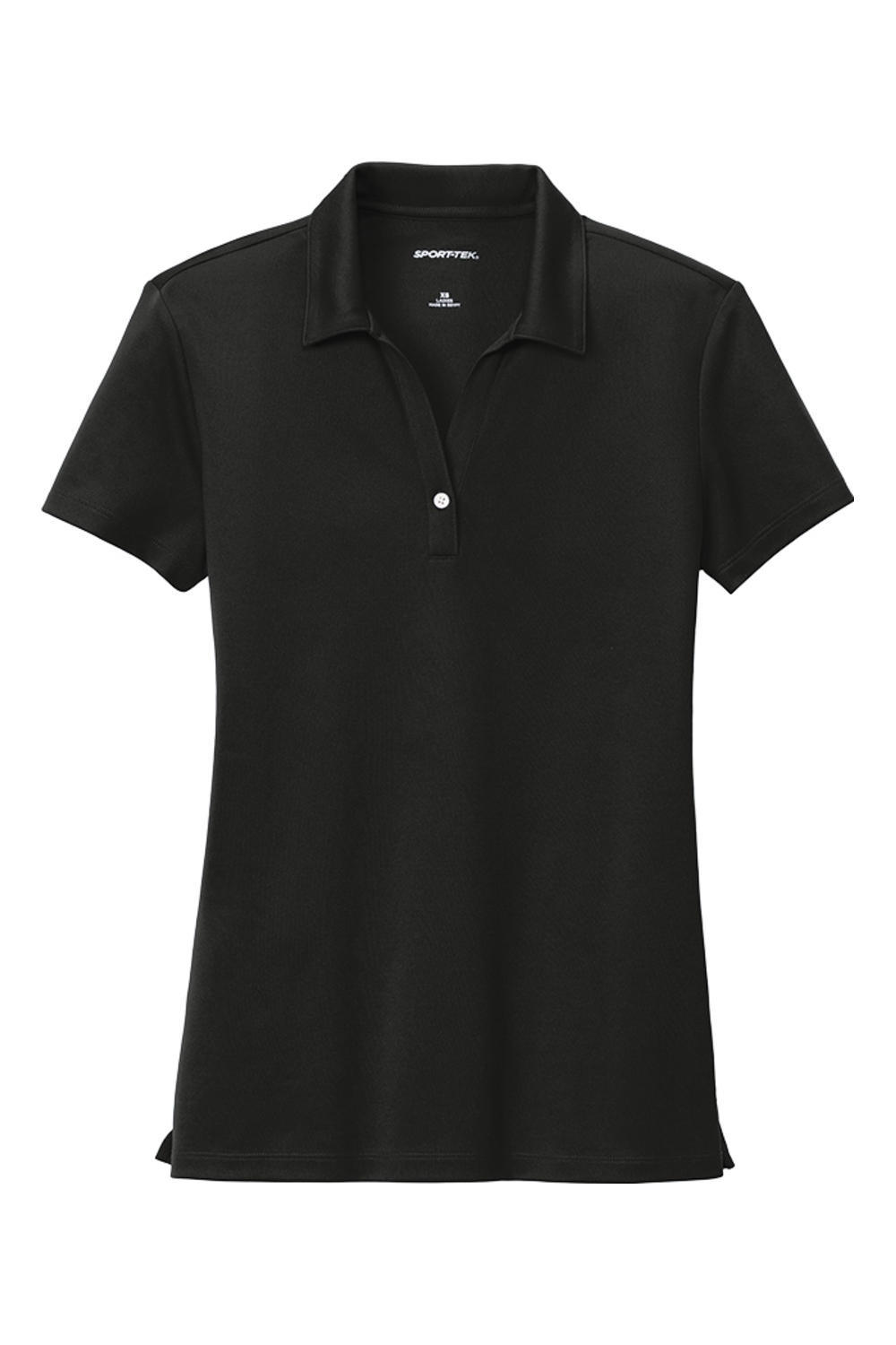 Sport-Tek Ladies UV Micropique Polo in Black
