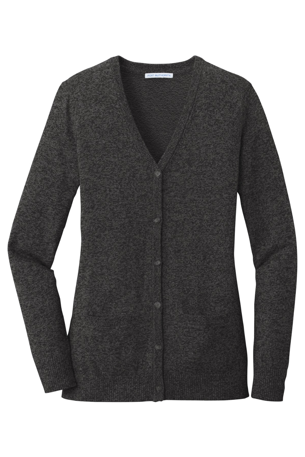 Port Authority Ladies Marled Cardigan Sweater