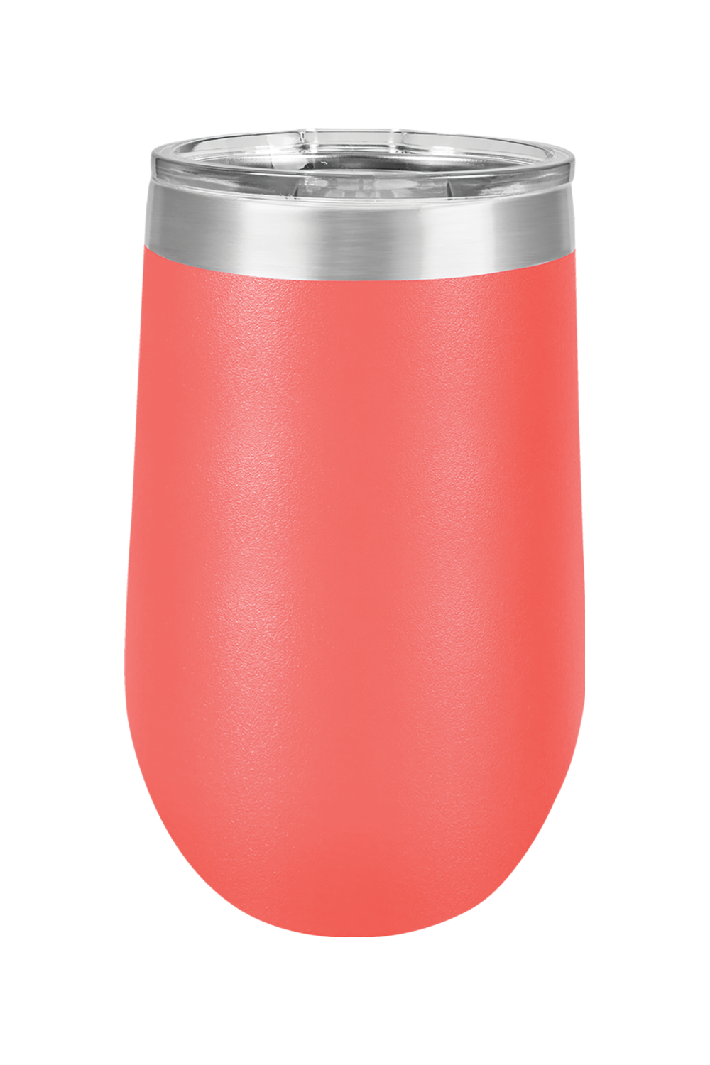 16oz Stemless Wine Glass in Coral