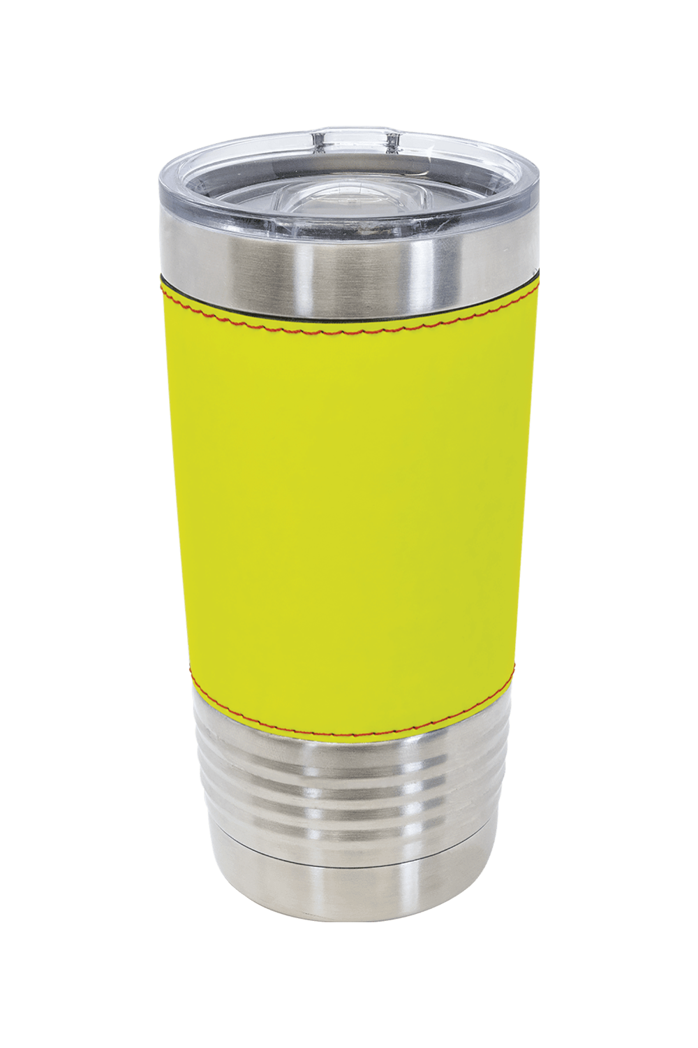 20 oz. Softball Leather Tumbler with Slider Lid in Softball