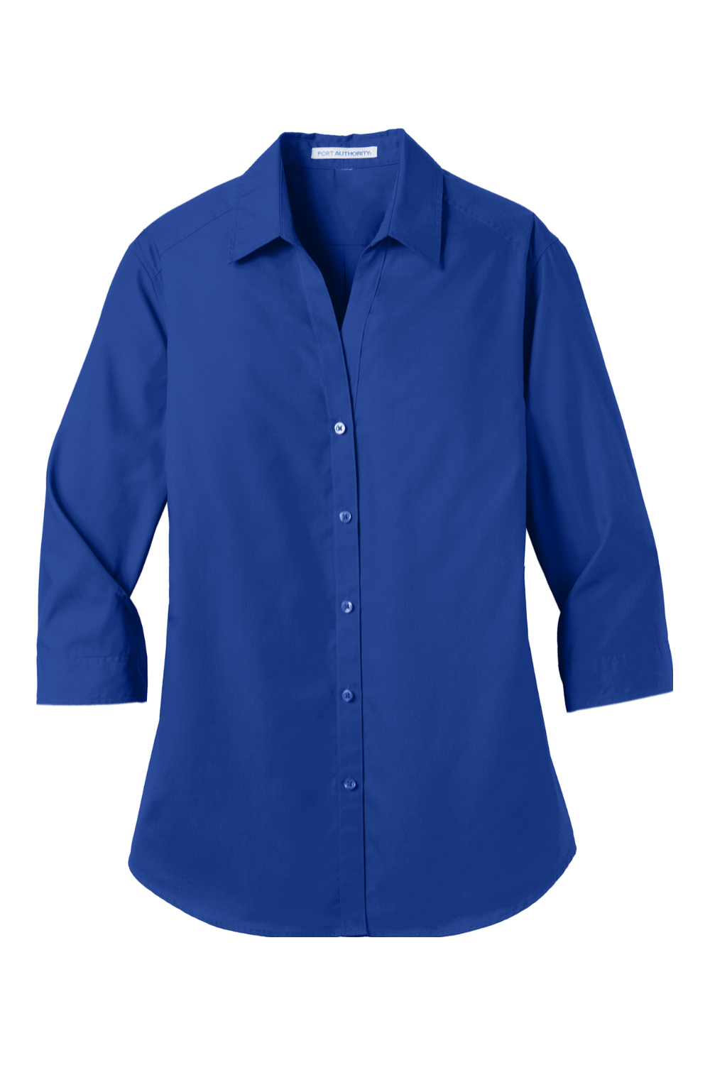 Port Authority Ladies 3/4-Sleeve Carefree Poplin Shirt