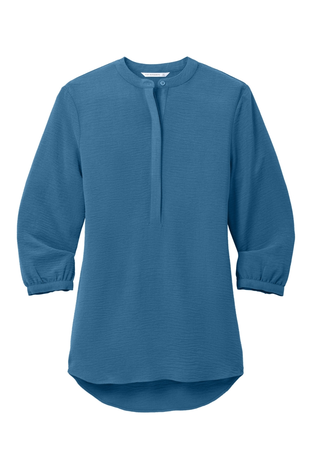 Port Authority Ladies 3/4-Sleeve Textured Crepe Tunic