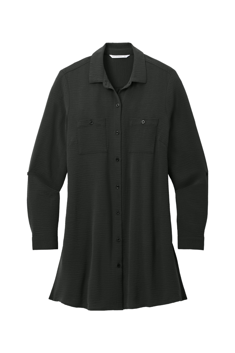 Port Authority Ladies Textured Crepe Long Tunic