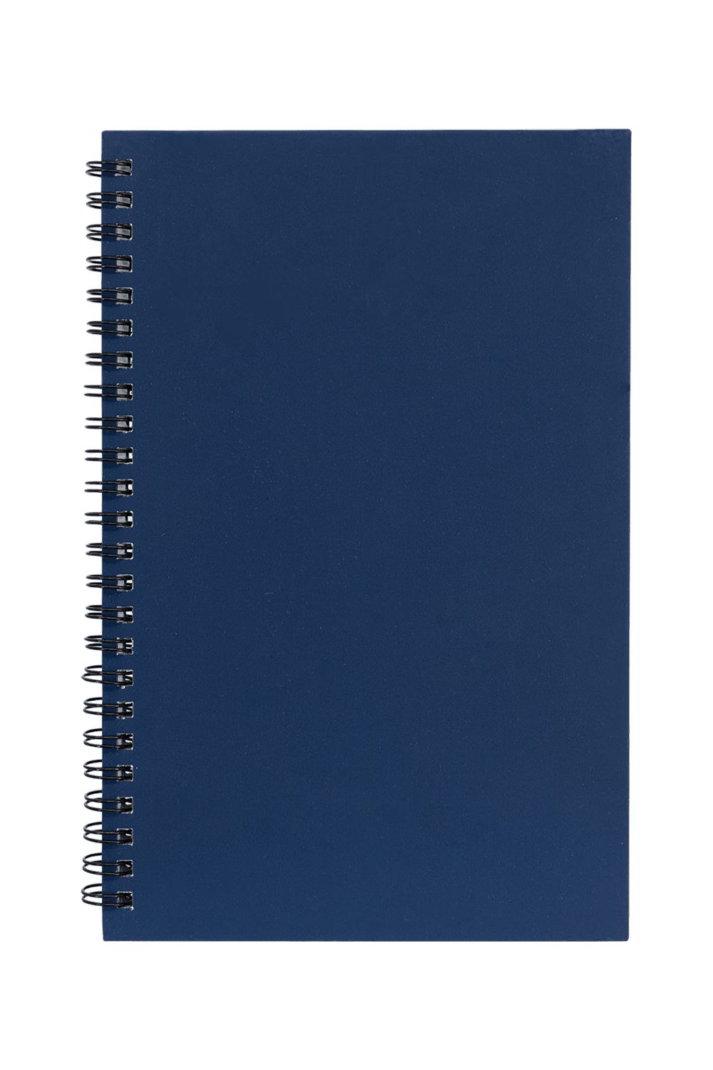 5 1/2" x 8 1/2" Black Lazerburst Spiral Notebook