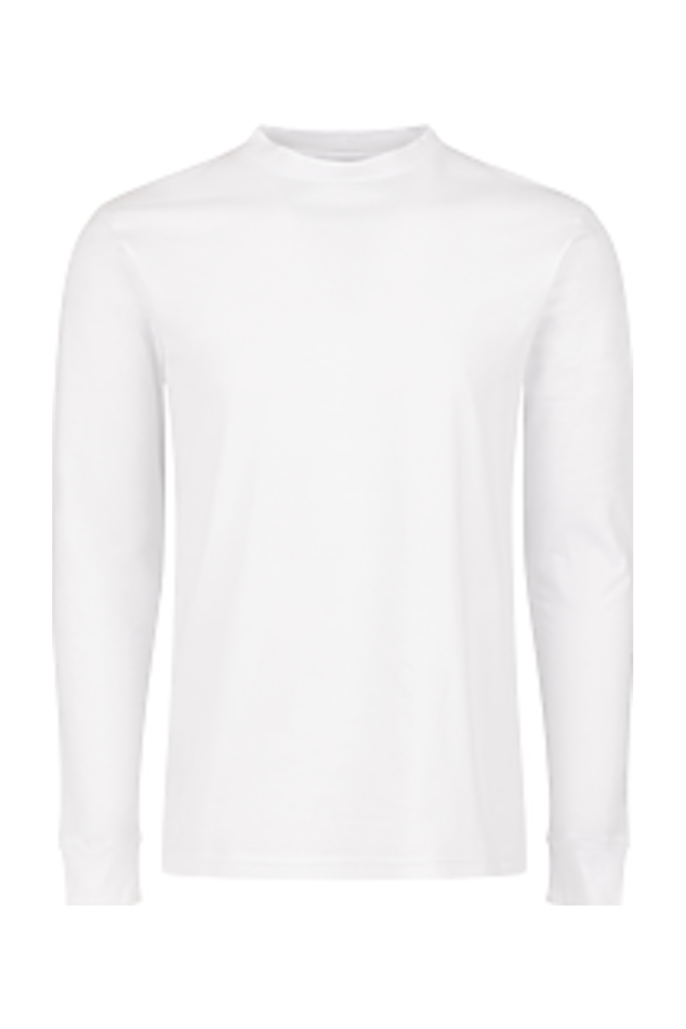 Smart Blanks Men's Heavy Long Sleeve Tee in White