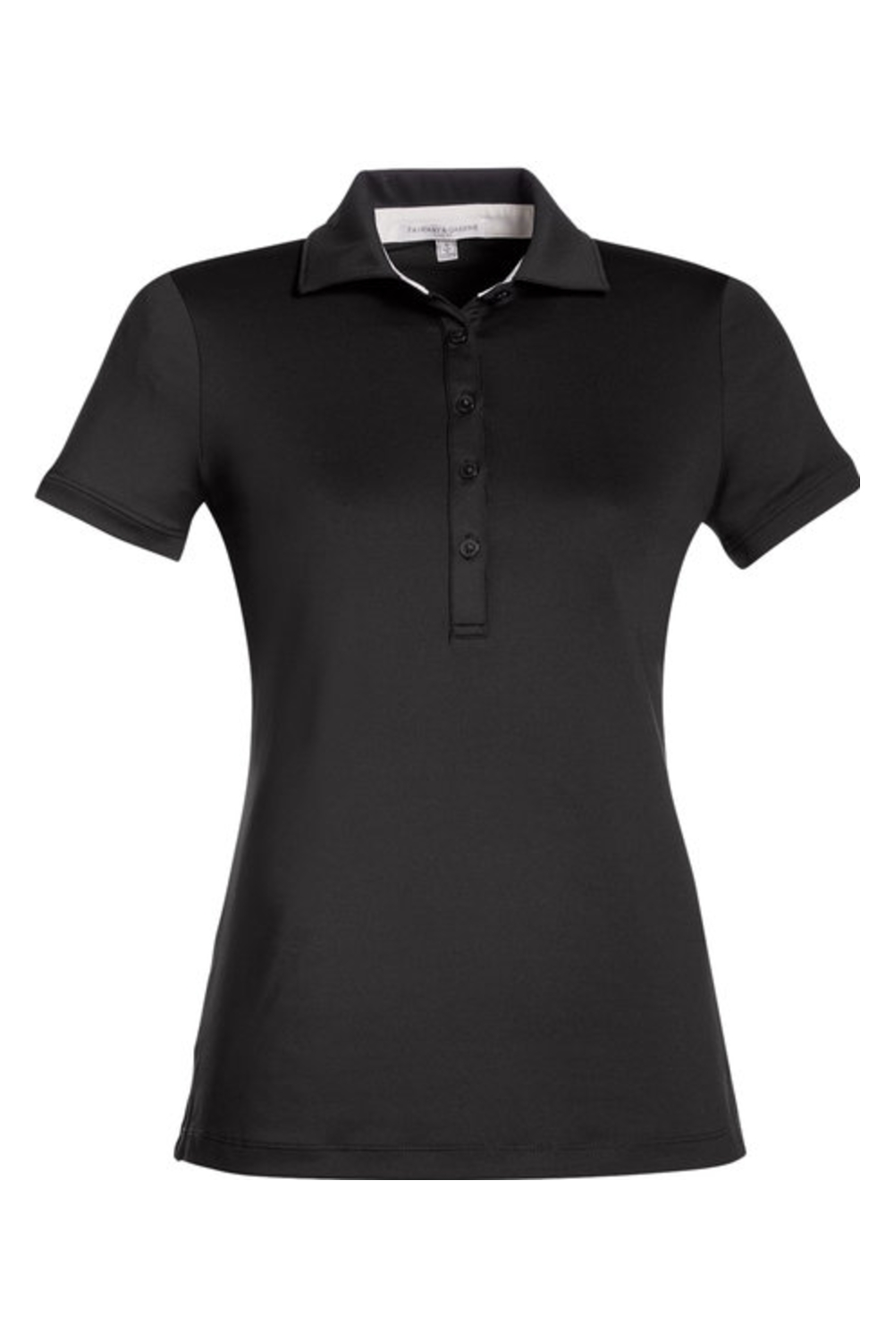 Fairway & Greene Women's Claire Tech Polo in Black