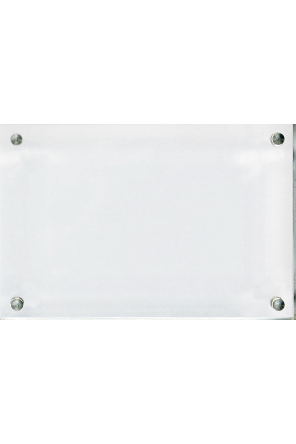 4" x 6" Clear Rectangle Magnetic Acrylic