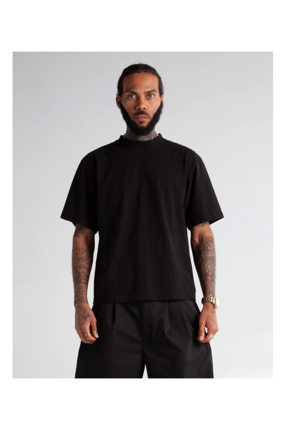 SHAKA WEAR - Men's Cropped Max Heavyweight T-Shirt