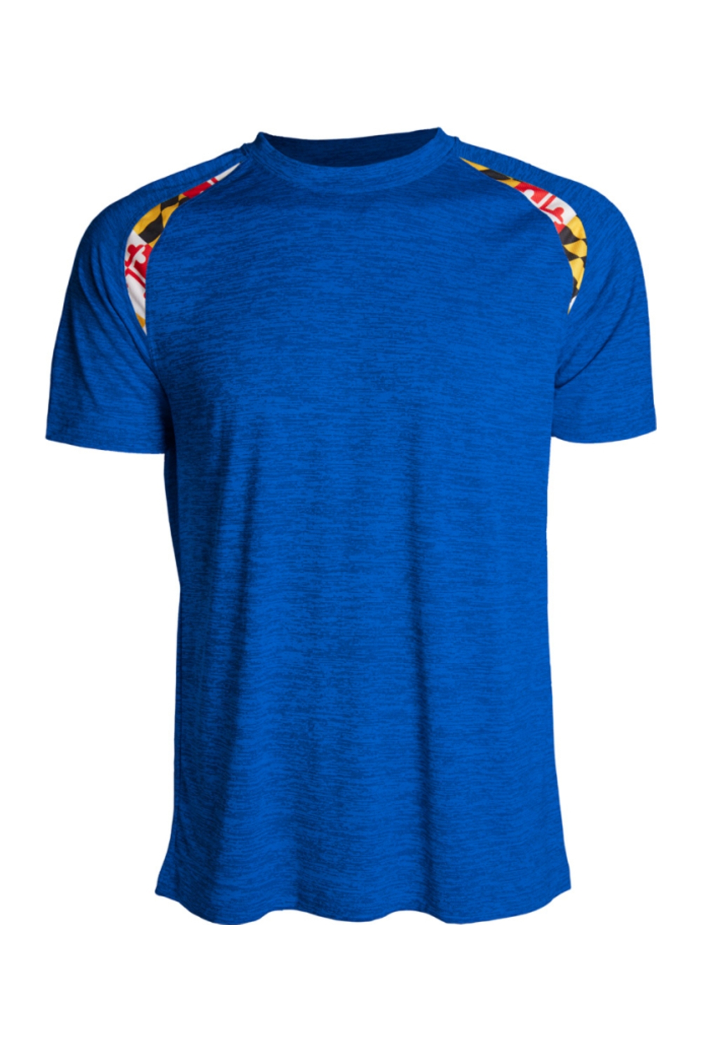 Covalent Activewear Maryland Space Dye Tee in Royal
