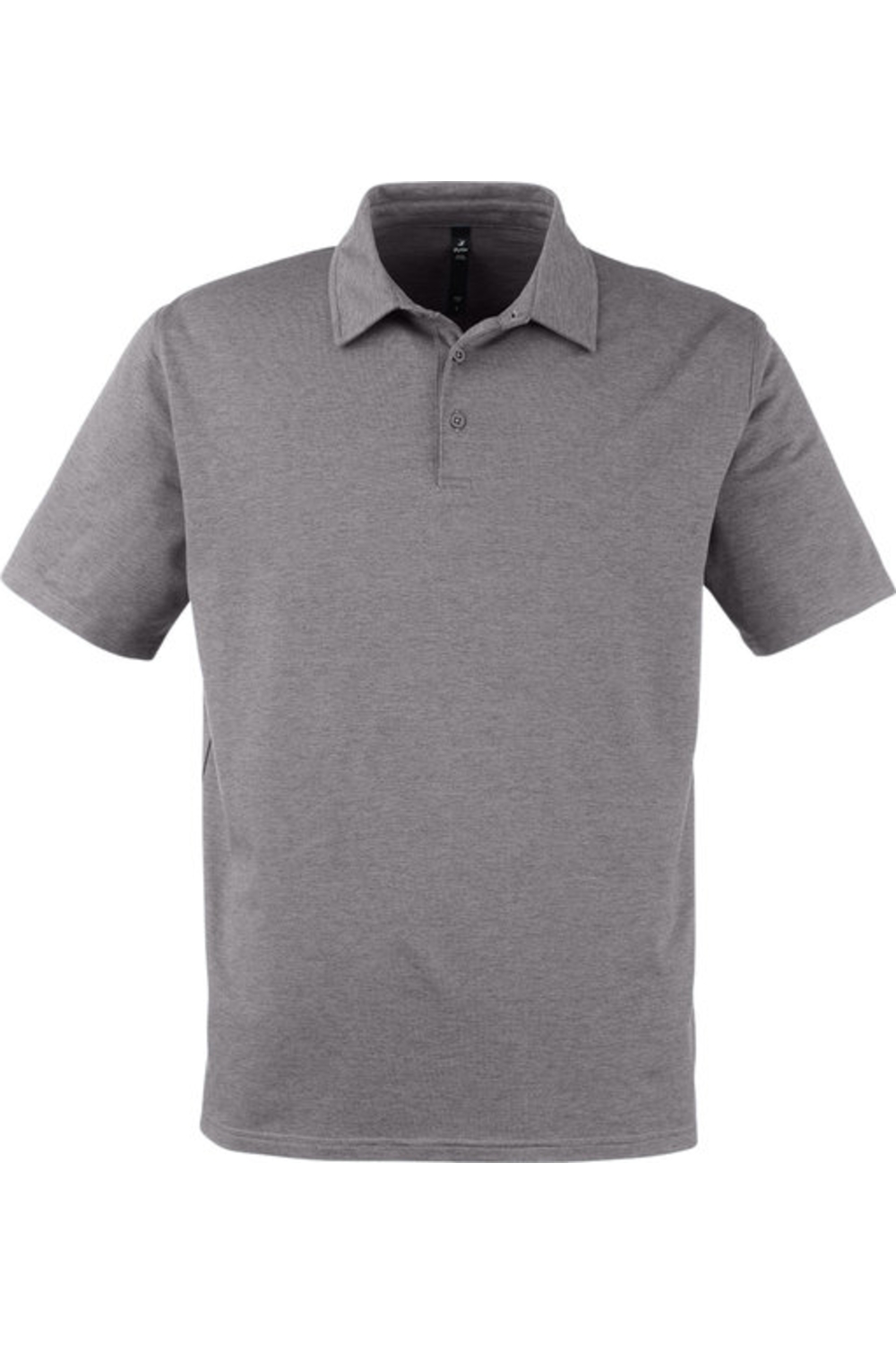 Glyder Marbled Fairway Polo in Ash Grey