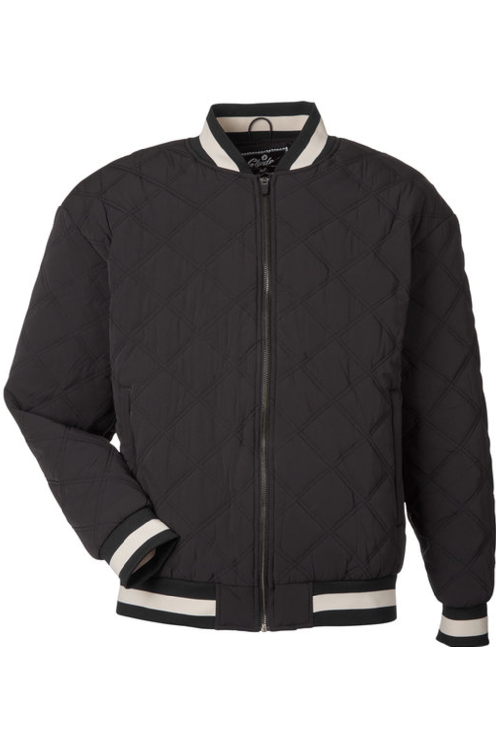 Glyder Varsity Jacket in Black