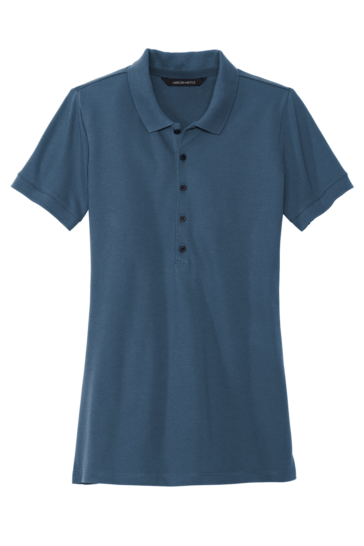 Mercer+Mettle™ Women’s Stretch Heavyweight Pique Polo in Insignia Blue