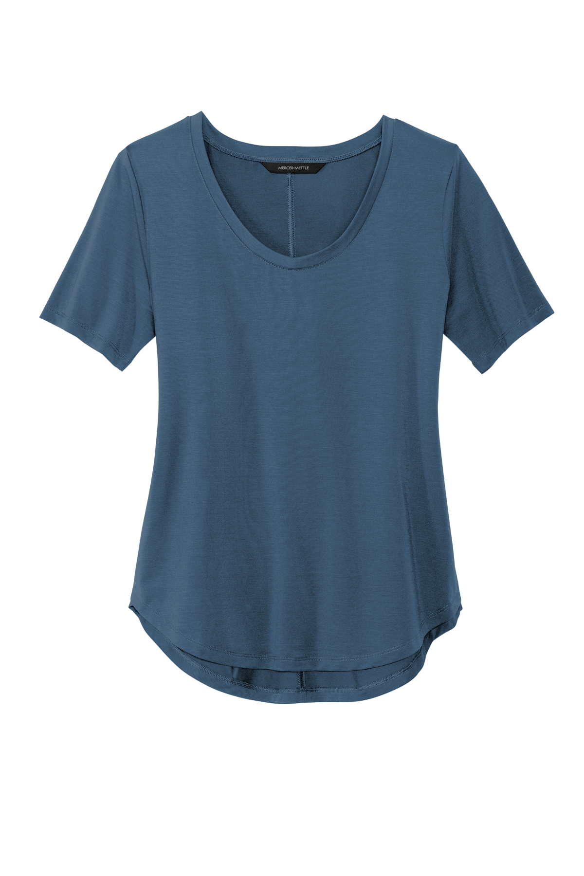 MERCER+METTLE Women’s Stretch Jersey Relaxed Scoop in Insignia Blue