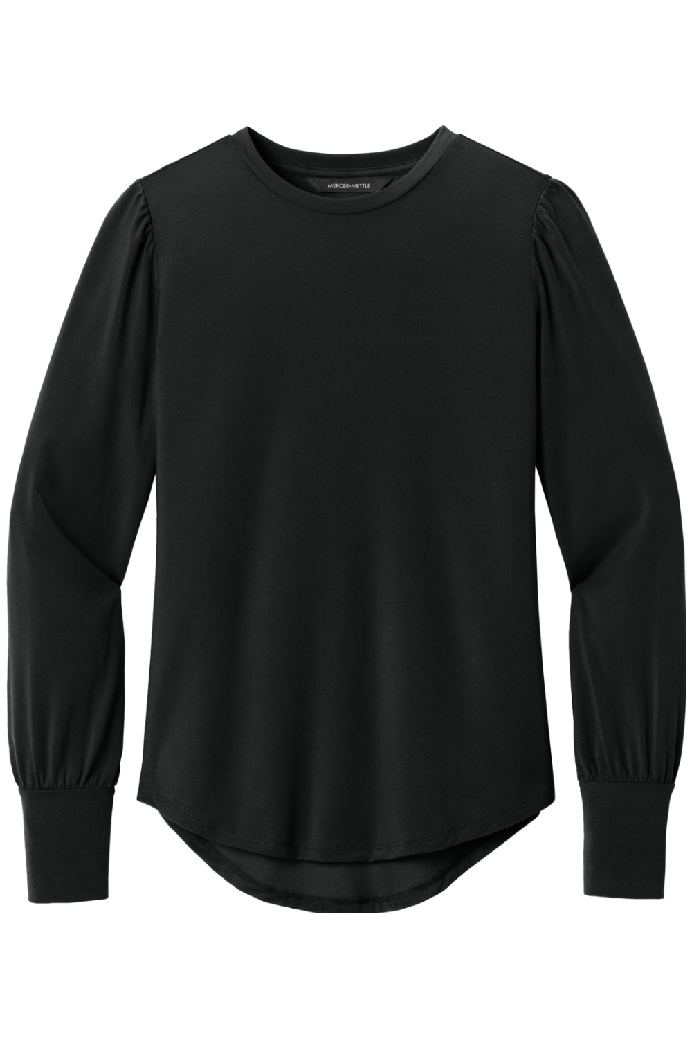 Mercer+Mettle Women's Stretch Jersey Long Sleeve Blouson Top