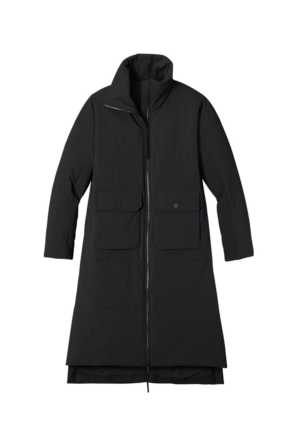 MiiR Women's Sashiko Stretch Puffy Long Jacket