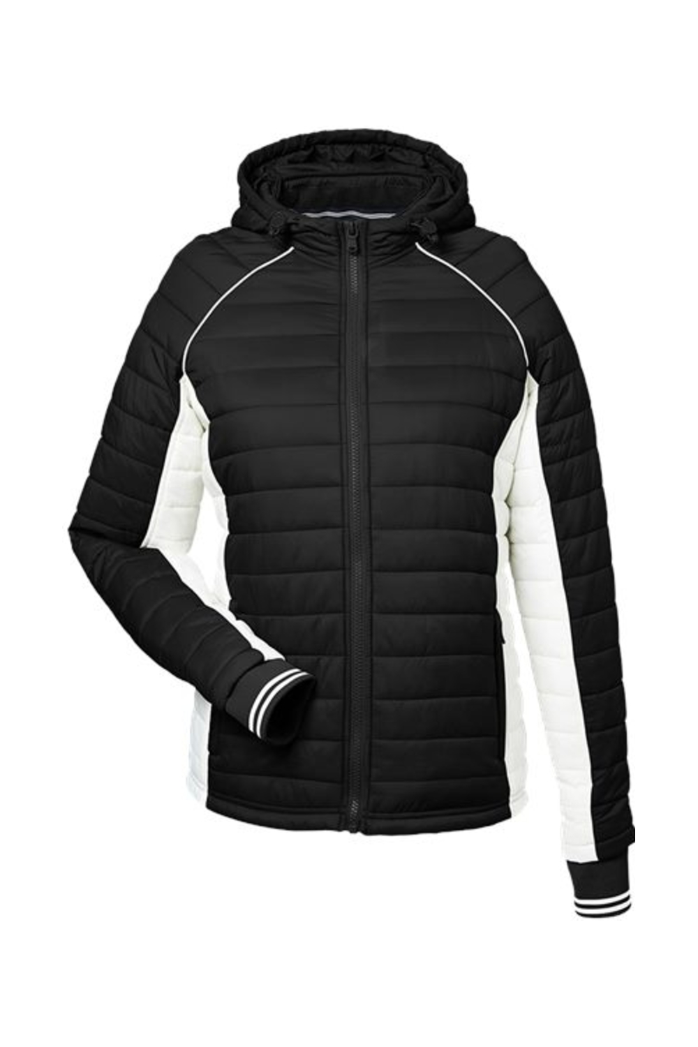 Nautica Women's Nautical Mile Hooded Puffer Jacket
