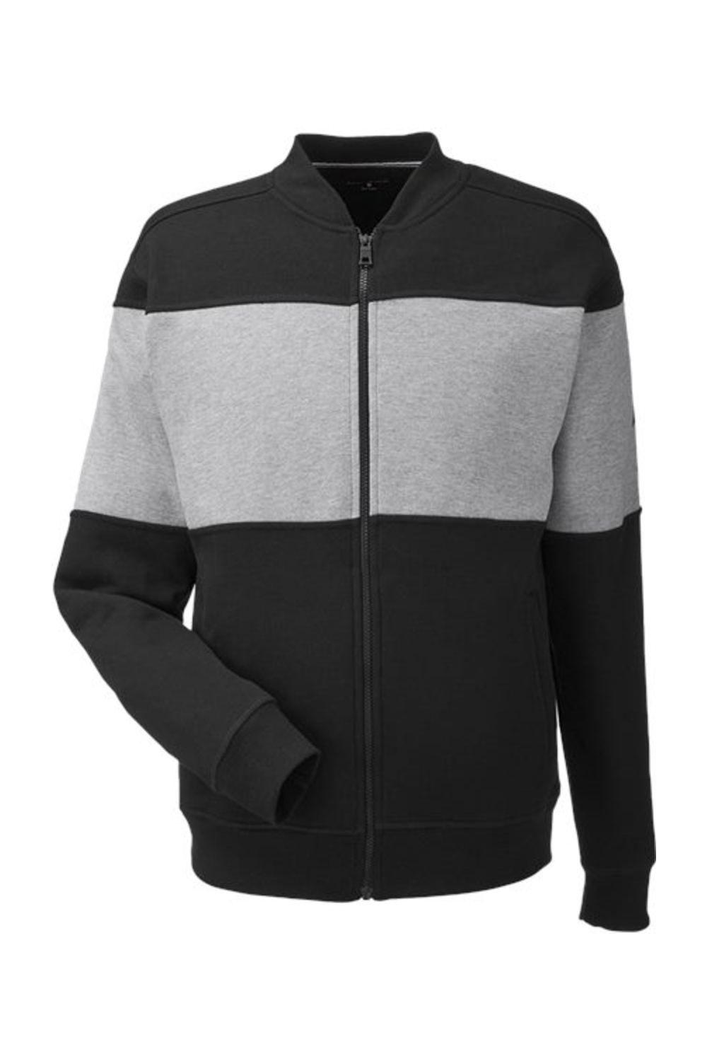 Nautica Anchor Fleece Colorblocked Bomber Jacket