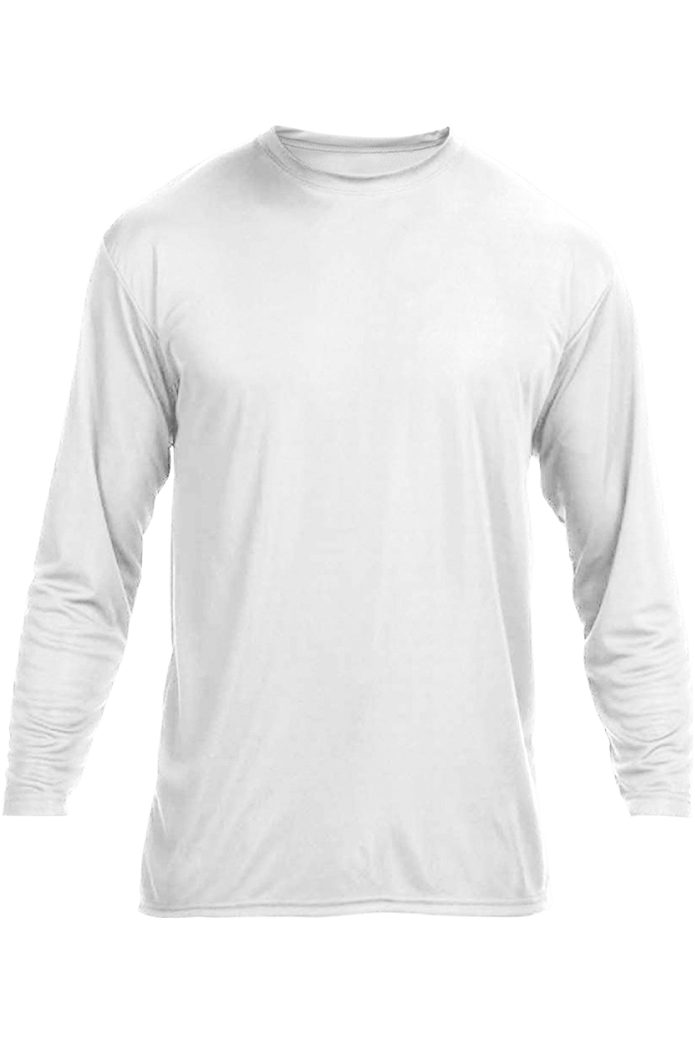 A4 Men's Cooling Performance Long Sleeve T-Shirt (A4N3165) in White