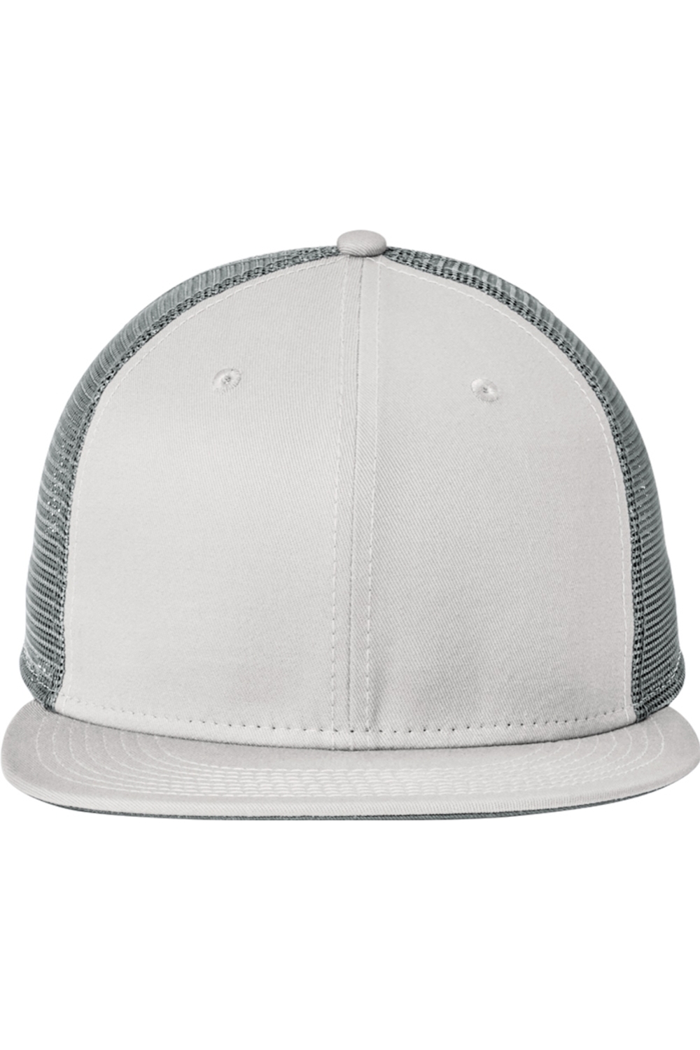 New Era Standard Fit Snapback Trucker Cap in Grey/ Graphite