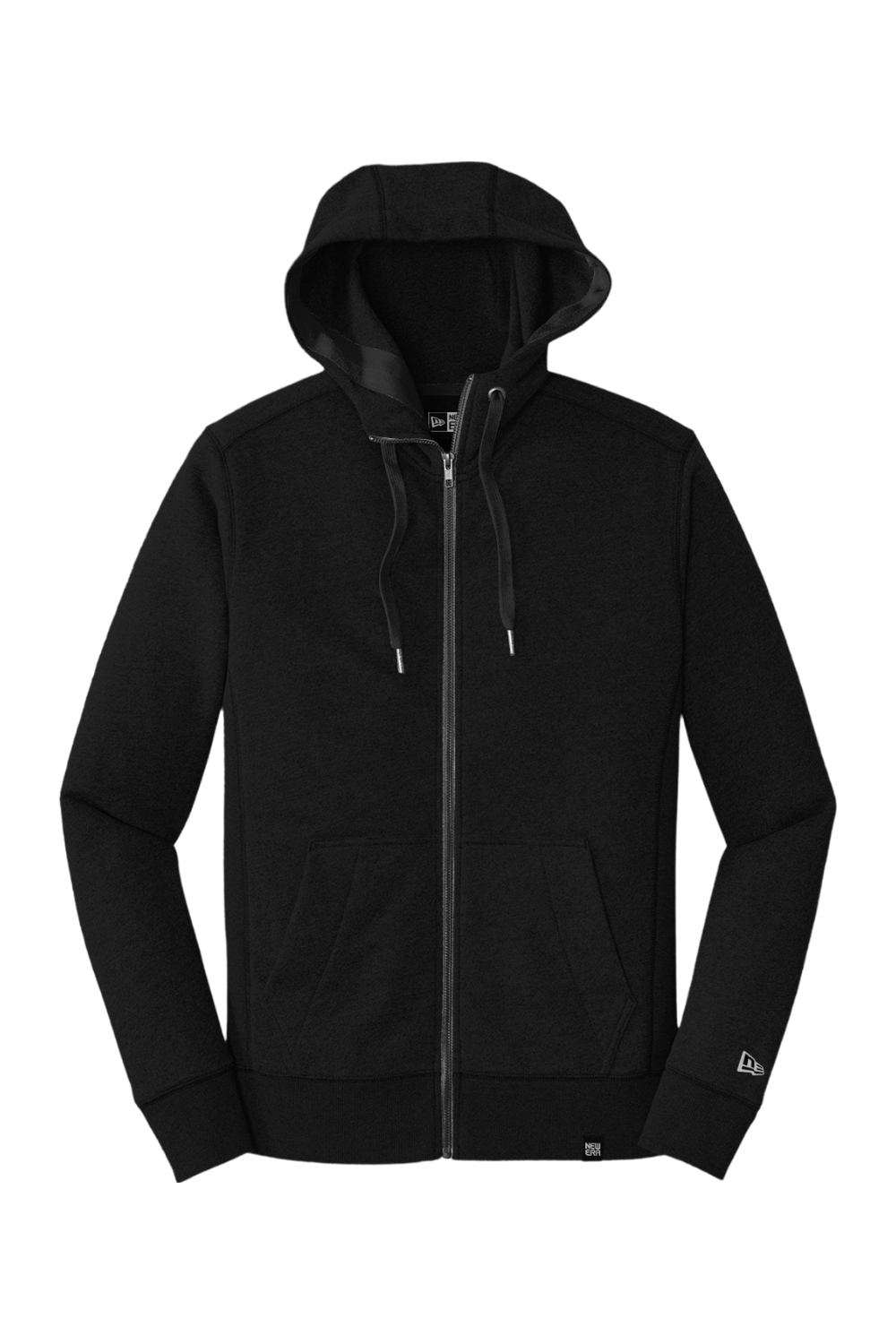 New Era French Terry Full-Zip Hoodie (Discontinued/while supplies last) in Black
