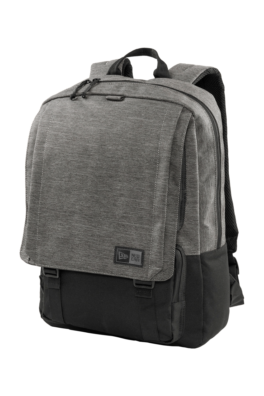 New Era Legacy Backpack in Black Twill Heather/ Black