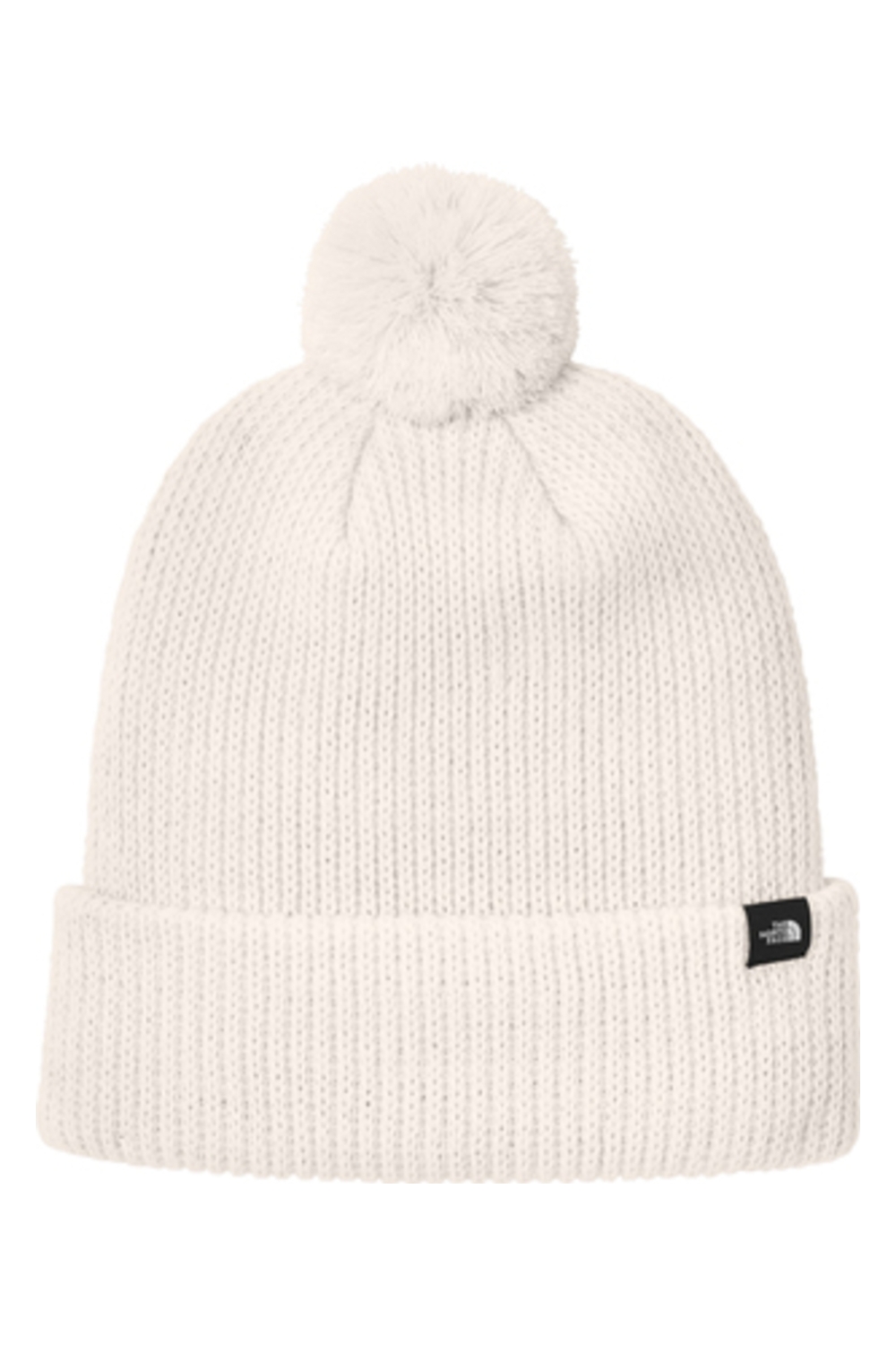 The North Face Pom Beanie in Vintage White