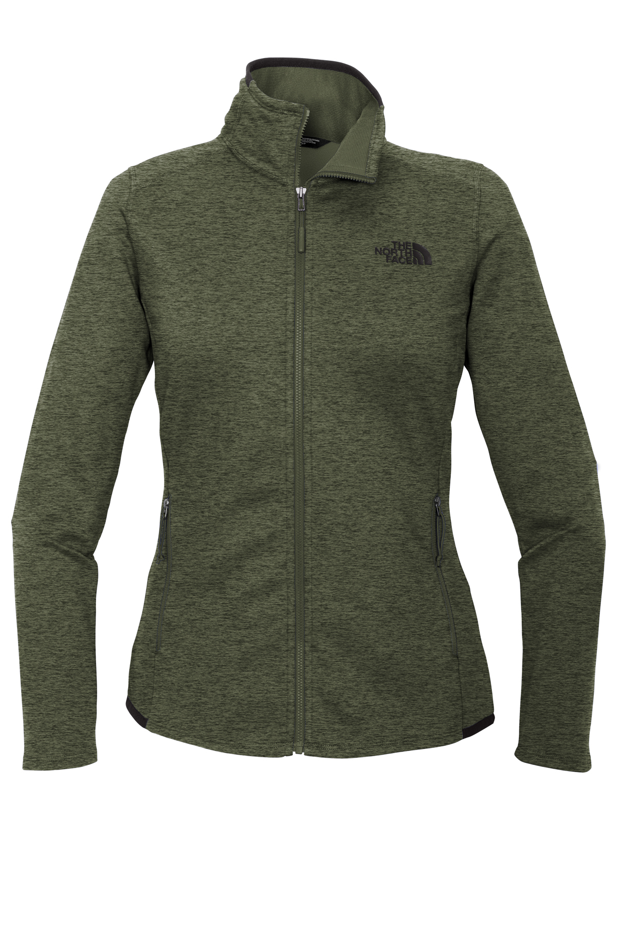 The North Face Ladies Skyline Full-Zip Fleece Jacket in Four Leaf Clover Heather