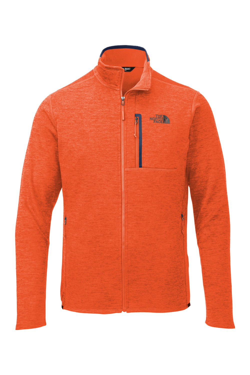 The North Face Skyline Full-Zip Fleece Jacket in Zion Orange Heather/ Urban Navy