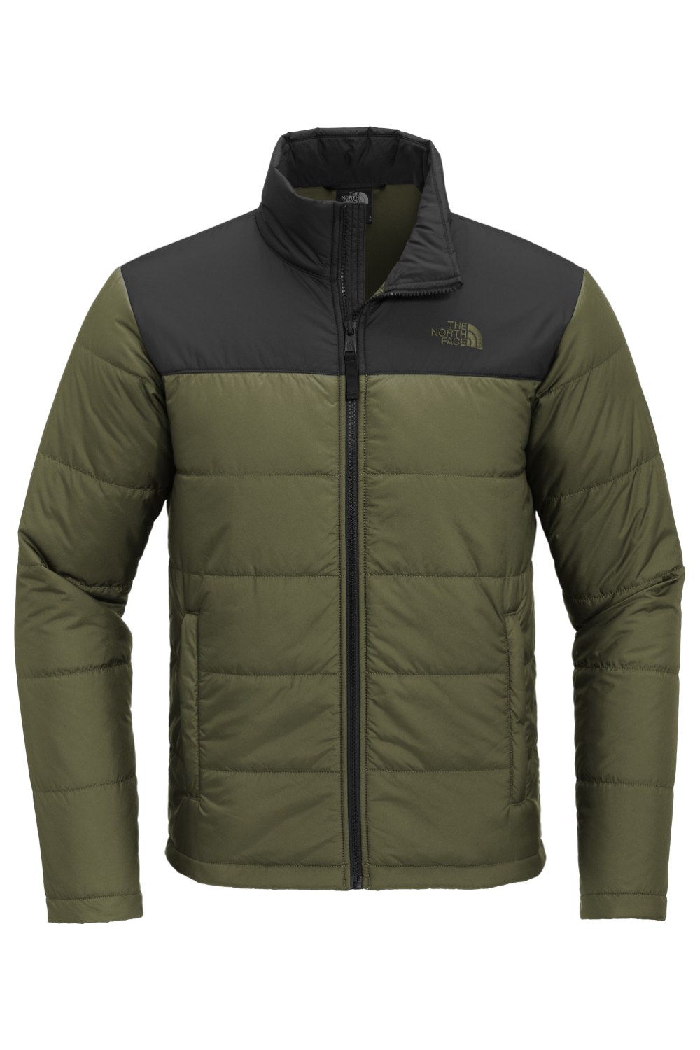 The North Face Chest Logo Everyday Insulated Jacket in Burnt Olive Green