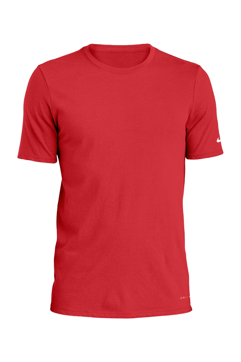 Nike Dri-FIT Cotton/Poly Tee in University Red