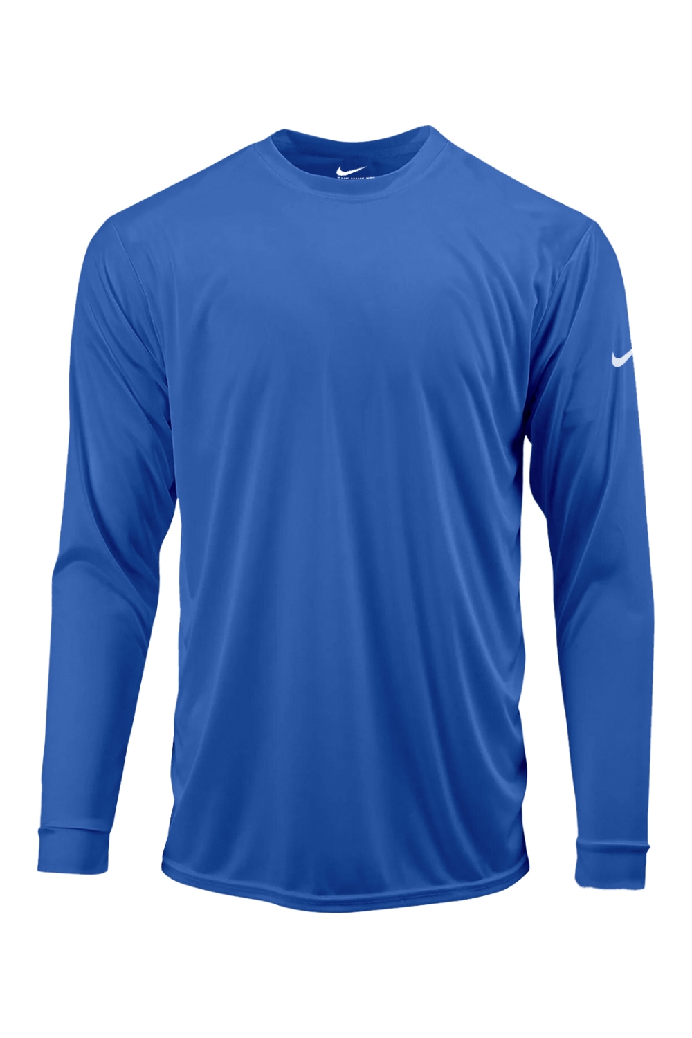 Nike Core Cotton Long Sleeve Tee (Discontinued/ While supplies last) in Rush Blue