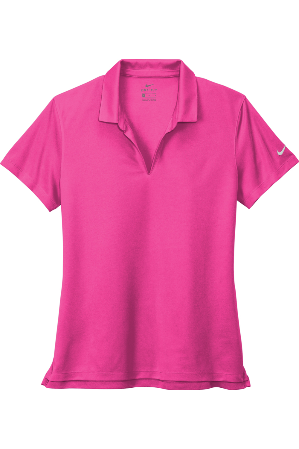 Nike Ladies Dri-FIT Micro Pique 2.0 Polo in Vivid Pink